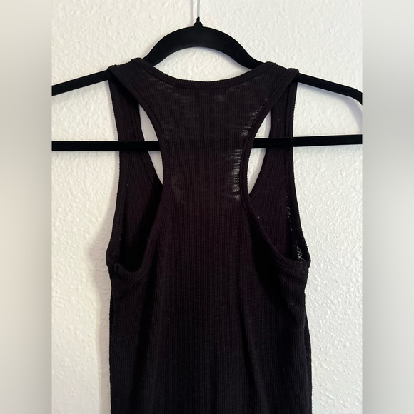 Foreign Exchange Small Sheer Style Basic Racerback Tank Top - Picture 4 of 5